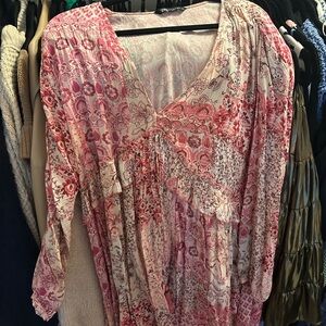 Floral Pink Women's Dress
